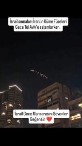  تصاویری از غرش موشک‌های ایرانی بر آسمان سرزمین‌های اشغالی + فیلم