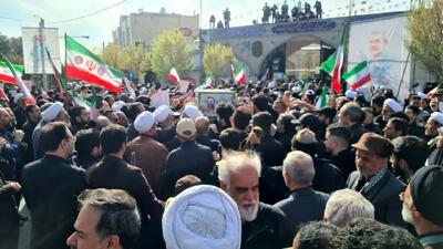  برگزاری مراسم تشییع پیکر شهید علی لاریجانی در قم