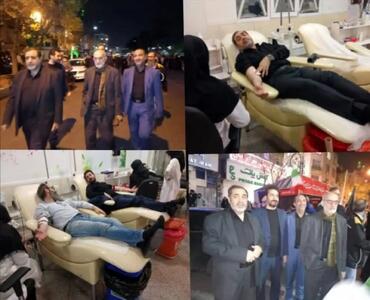  حضور مدیرعامل و کارکنان موزه ملی انقلاب در پایگاه انتقال خون و دیدار با مدافعان امنیت کشور