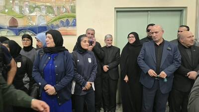 استقبال فدراسیون فوتبال و هواداران از تیم ملی فوتبال بانوان