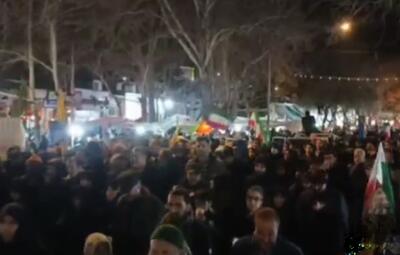 جوشش جمعیت از دل خیابان‌های بجنورد در شب نوزدهم حماسه مردمی