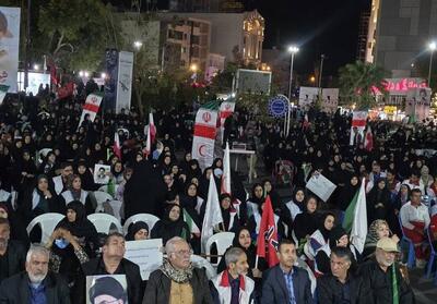  ادامه اجتماع بیعت بوشهری‌ها بیعت با رهبر انقلاب و خونخواهی امام شهید - تسنیم