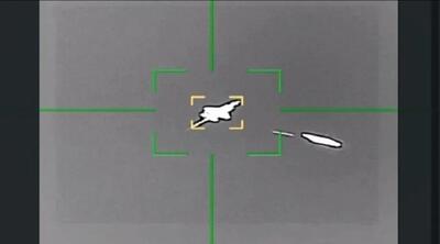  F35 آمریکایی‌ در آسمان مرکزی ایران هدف قرار گرفت