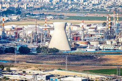  انتشار نامطبوع گاز در نزدیکی پالایشگاه حیفا بعد از حمله موشکی ایران