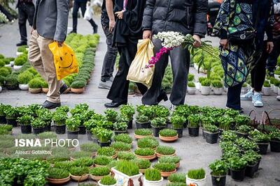  حال و هوای متفاوت بازار تجریش در ساعات آخر 1404