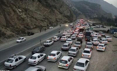  ترافیک سنگین در محور‌های ورودی به مازندران