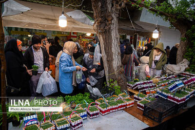  خیابان خیام قزوین در روز آخر اسفند
