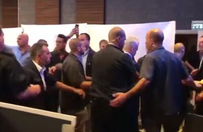  قطع کنفرانس خبری نتانیاهو به دلیل شلیک موشک‌های ایران و حزب‌الله