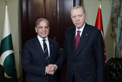  گفت و گوی تلفنی اردوغان و شهباز شریف درباره آخرین تحولات منطقه‌