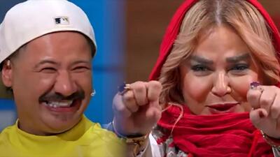  فیلم / بهاره رهنما و علی صادقی در این برنامه ترکاندند / ببینید