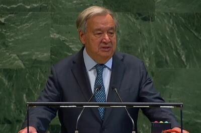  گوترش: اسرائیل آمریکا را به جنگ کشاند