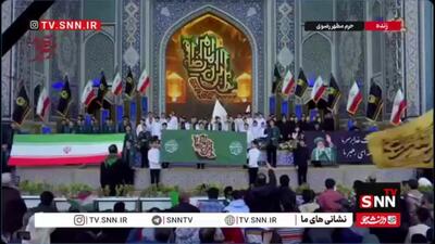  حال و هوای حرم مطهر رضوی در آستانه تحویل سال