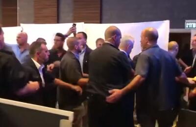  قطع کنفرانس خبری نتانیاهو به دلیل شلیک موشک‌های ایران و حزب‌الله