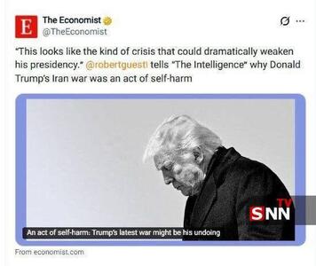  اکونومیست: جنگ با ایران ممکن است ترامپ را نابود کند
