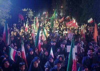  نوزدهمین شب تجمع مردم سمنان در مقابله با دشمن آمریکایی-صهیونی + فیلم