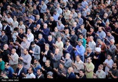  اقامه باشکوه نماز عید فطر در قزوین  14 مسیر اتوبوس - تسنیم
