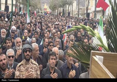  شهید ناوشکن دنا در شهرستان دنا آرام گرفت تصاویر - تسنیم