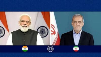  گفت‌وگوی تلفنی رئیس‌جمهور کشورمان و نخست‌وزیر هند