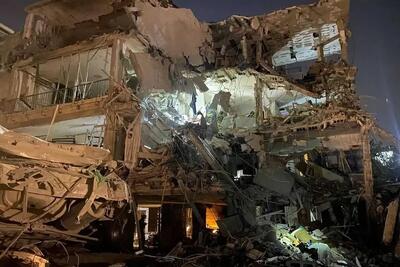  وضعیت ساختمان‌های تل‌آویو پس از حمله موشکی ایران