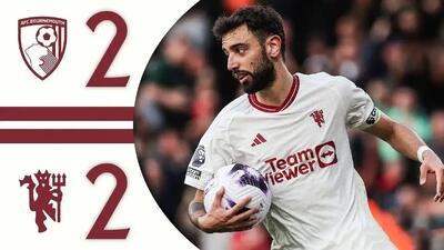  خلاصه بازی بورنموث ۲ - منچستریونایتد ۲