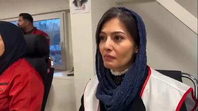  لحظه احساسی پردیس احمدیه در کنار نیروهای هلال احمر