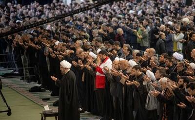  اقامه نماز عید سعید فطر در مصلی تهران (عکس)