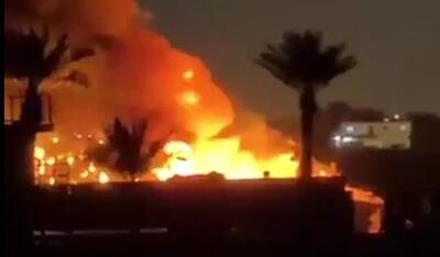  حمله پهپادی و موشکی به پایگاه ویکتوریای آمریکا در بغداد