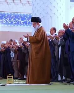  تصاویری از آخرین نماز عید فطر رهبر شهید انقلاب