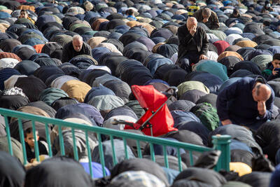  قاب‌هایی از نماز عید فطر