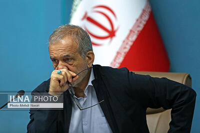  کوله‌پشتی روی میز پیام نوروزی رئیس جمهور ‎پزشکیان + عکس