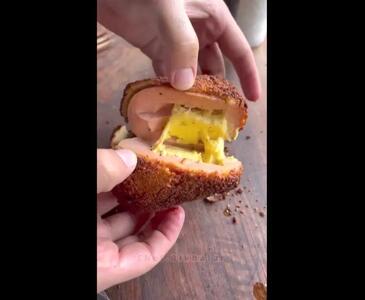  دستور ساده برای سوسیس شکم‌ پرِ خوشمزه/ویدیو