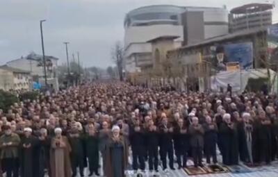  اقامه نماز باشکوه عید سعید فطر در رشت