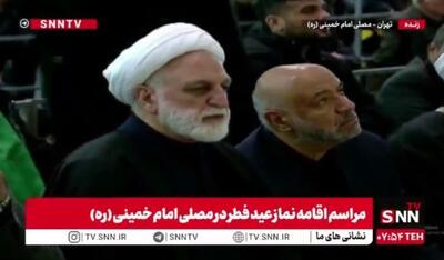  حضور جمعی از مسئولان کشوری در نماز عید فطر امروز