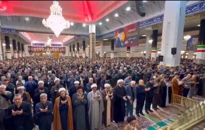  اقامه نماز عید فطر در حرم حضرت معصومه (س)