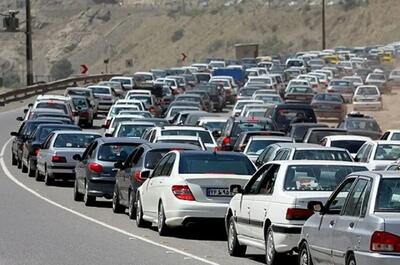  ترافیک سنگین چند کیلومتری در ابتدای آزادراه تهران-شمال