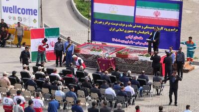  کمک‌های بشردوستانه تاجیکستان به ایران