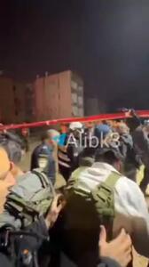  بازدید ایتمار بن گویر  از محل اصابت موشک ایرانی در عراد