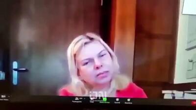  تصاویر در هم رفته و پریشان همسر نتانیاهو مورد توجه رسانه‌ها قرار گرفت + فیلم