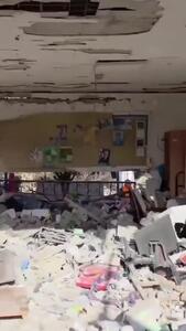  دیمونا، صبح امروز پس از حملات سهمگین ایران + فیلم