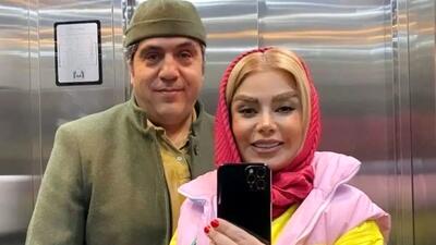  فیلم جشن تولد صبا راد مجری سابق تلویزیون در کنار همسرش مانی رهنما