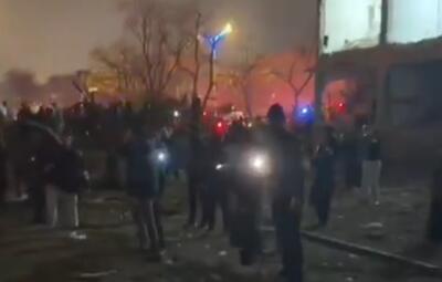  آوارگی شبانه صهیونیست‌های کودک‌کش پس از اصابت‌های موفق موشک‌های ایرانی