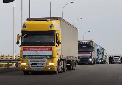  ورود 107 کامیون کمک‌های بشردوستانه و همدلی تاجیکستان به ایران - تسنیم