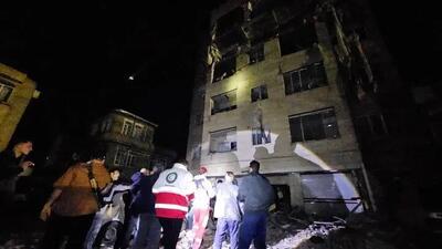  حمله هوایی به یک منطقه مسکونی در ارومیه + عکس