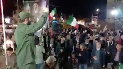  دو شعار متفاوت خیابانی از مردم خاکعلی و گلپایگان