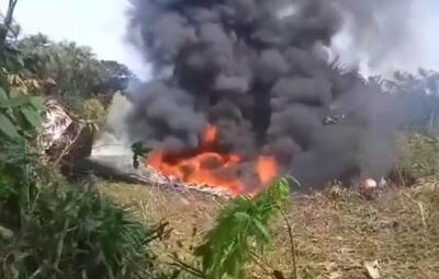  سقوط یک هواپیما در کلمبیا با ۱۱۰ نفر سرنشین