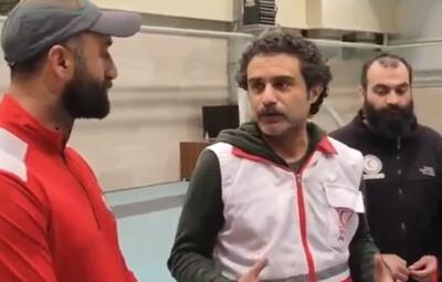  دعوت وحید رهبانی بازیگر سینما و تلویزیون در جمع امدادگران هلال احمر