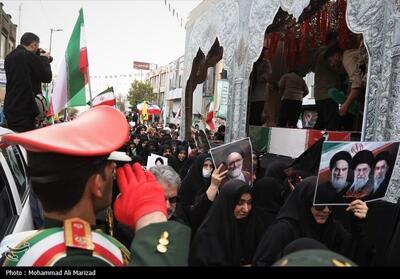  پیکر سردار شهید محمد قنبری در زادگاهش جویبار تشییع شد - تسنیم