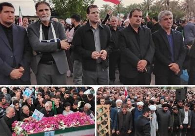  تشییع پیکر مطهر دیپلمات شهید موسوی در دشتستان - تسنیم