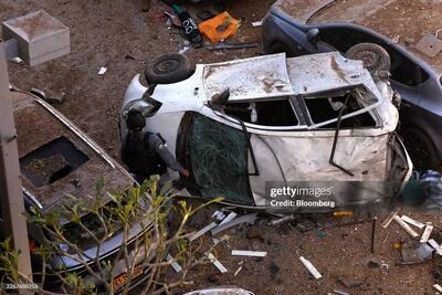  تصاویر بلومبرگ از آثار حمله ایران به تل‌آویو