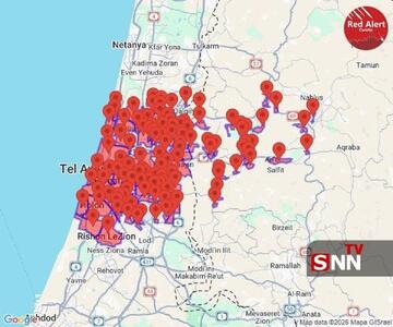  انفجار‌های شدید در مرکز سرزمین‌های اشغالی پس از شلیک موشک از ایران + فیلم